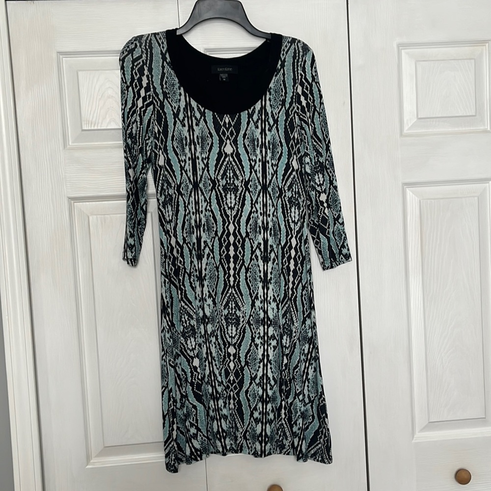 Snake print dress by Karen Kane
